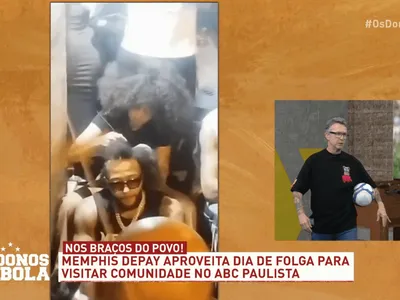 Neto exalta Depay após visita à comunidade no ABC Paulista