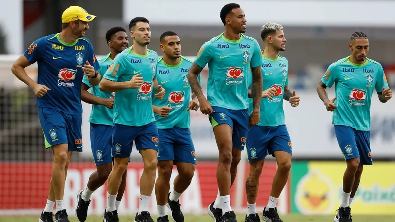 Guilherme Arana e André ficam fora de treino da Seleção Brasileira em Belém