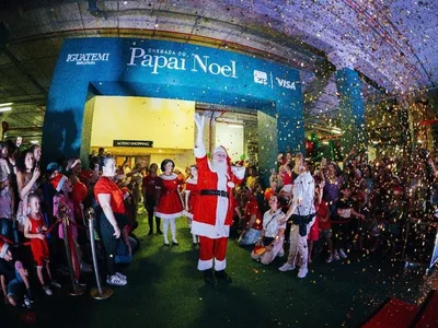 Shopping de Sorocaba tem chegada de Papai Noel nesta sexta-feira