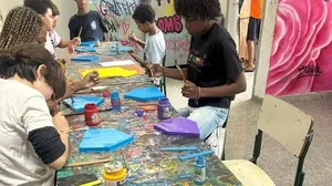 Alunos do Projeto Aquarela inauguram exposição no Matarazzo