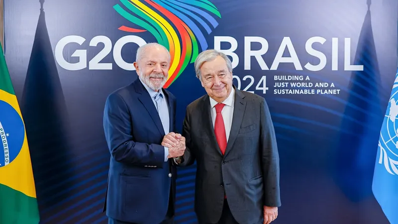 Lula encontra secretário-geral da ONU e defende realização do G20 Social nos próximos encontros