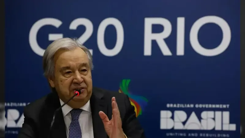 Secretário-geral da ONU, António Guterres, cobra por mudanças na governança global