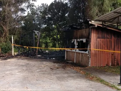 VÍDEO: Casa de autor dos ataques em Brasília pega fogo em SC