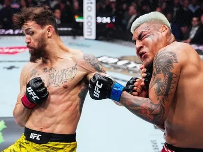 UFC 309: Mauricio Ruffy vence James Llontop e segue invicto no UFC