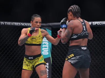 UFC 309: Viviane Araújo vence Karine Silva em duelo movimentado