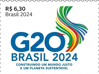 Chefes de Estado recebem selo especial do G20 emitido pelos Correios