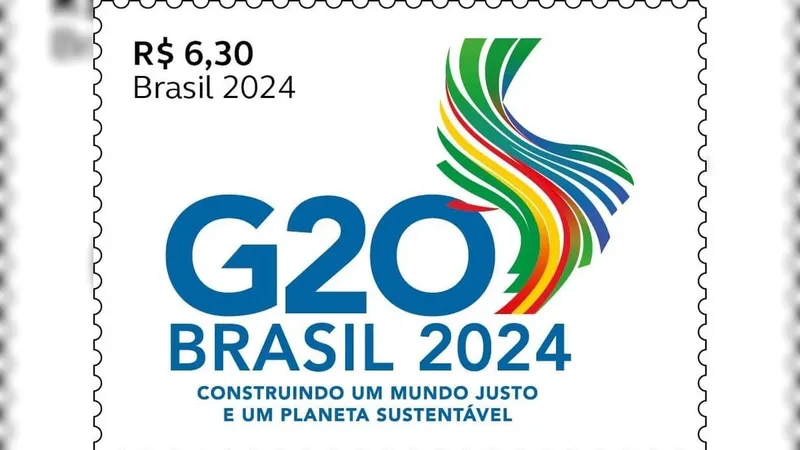 Chefes de Estado recebem selo especial do G20 emitido pelos Correios