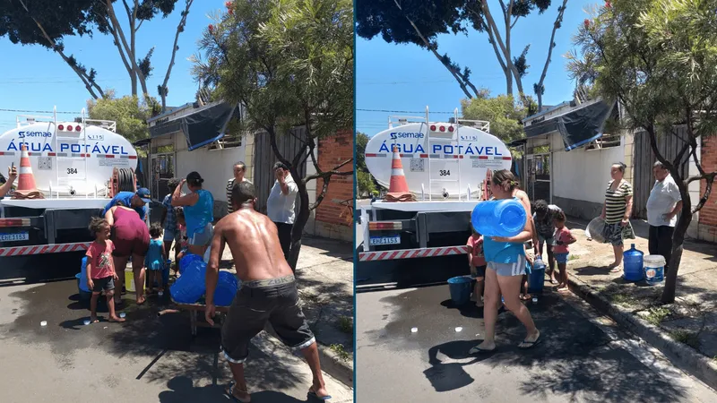 Moradores de Piracicaba enfrentam falta de água