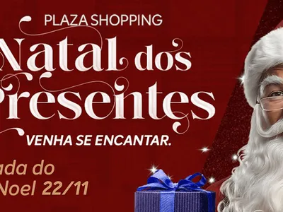 Plaza Shopping recebe Papai Noel na sexta-feira (22)