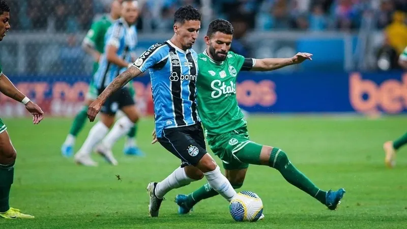 Em luta contra o rebaixamento, Grêmio e Juventude empatam com gol no fim; veja lances