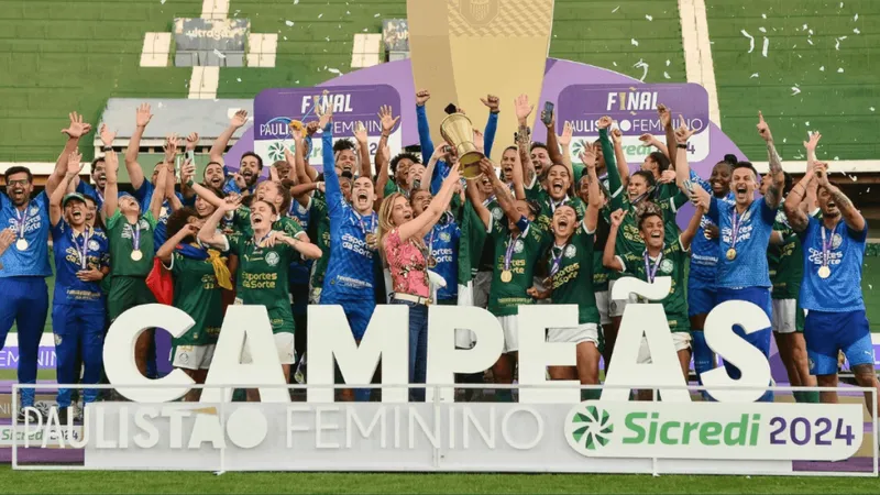 No Brinco, Palmeiras é campeão do Paulistão Feminino em cima do Corinthians