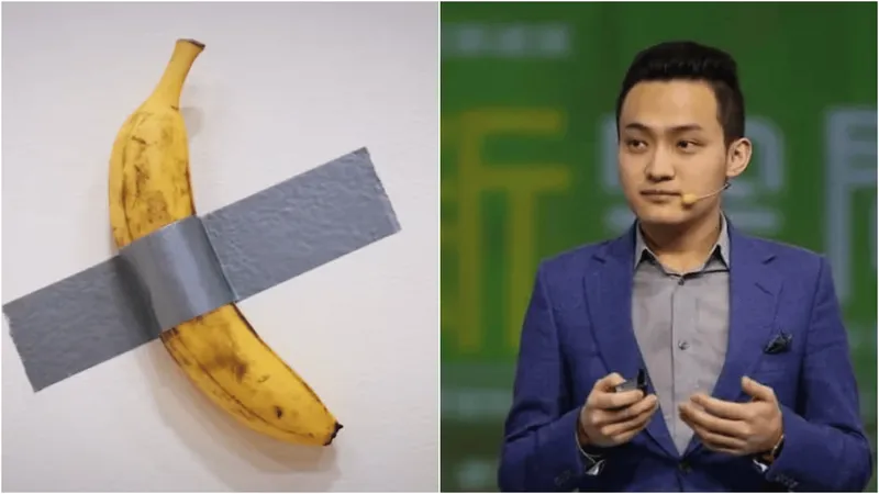 Obra de arte com banana é vendida por 35 milhões em leilão