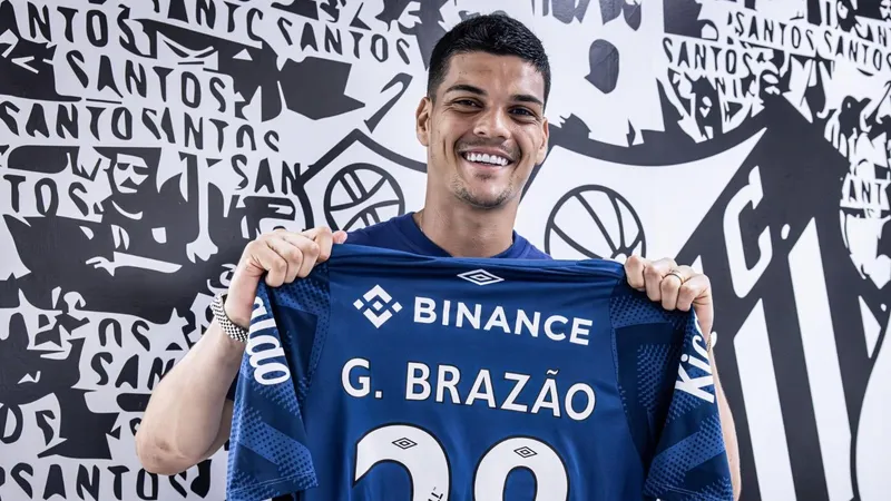 Santos anuncia renovação com goleiro Gabriel Brazão até dezembro de 2028