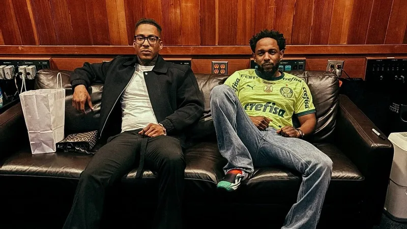 Rapper Kendrick Lamar aparece com a camisa do Palmeiras; confira