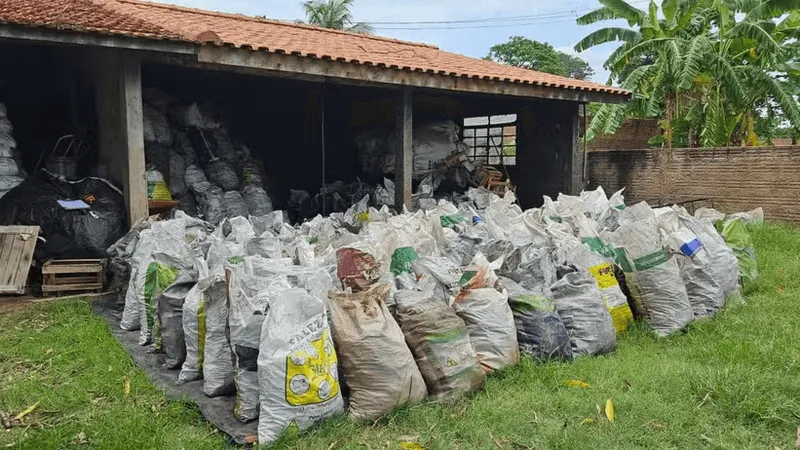 Polícia apreende duas toneladas de carvão sem licença em Presidente Epitácio