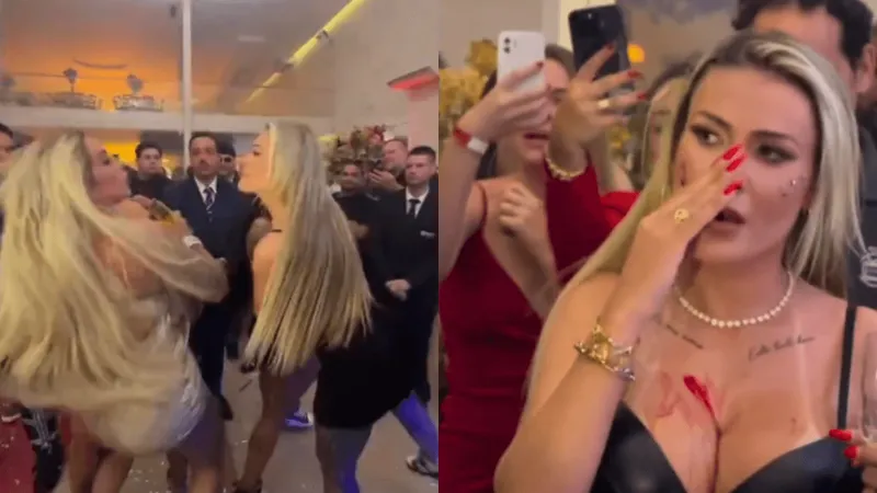 Juju Ferrari se defende e diz que jogou taça contra Andressa Urach por instinto