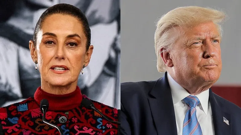 Claudia Sheinbaum rebate Trump e ameaça retaliar tarifas dos EUA