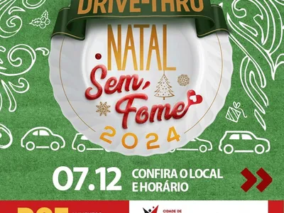 Fundo Social organiza Drive-thru da Campanha Natal Sem Fome