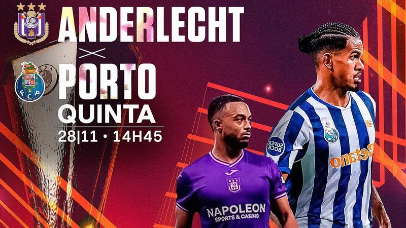 Anderlecht x Porto: onde assistir, horário do jogo e mais pela Liga Europa 2024/25