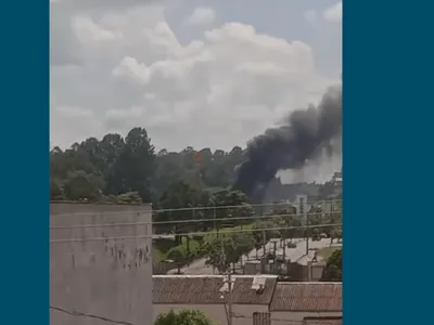 Indústria de produtos químicos é atingida por incêndio em Várzea Paulista