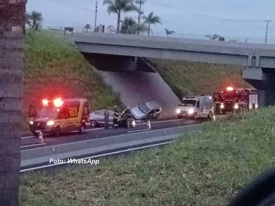 Acidente grave deixa duas pessoas feridas na região de Marília