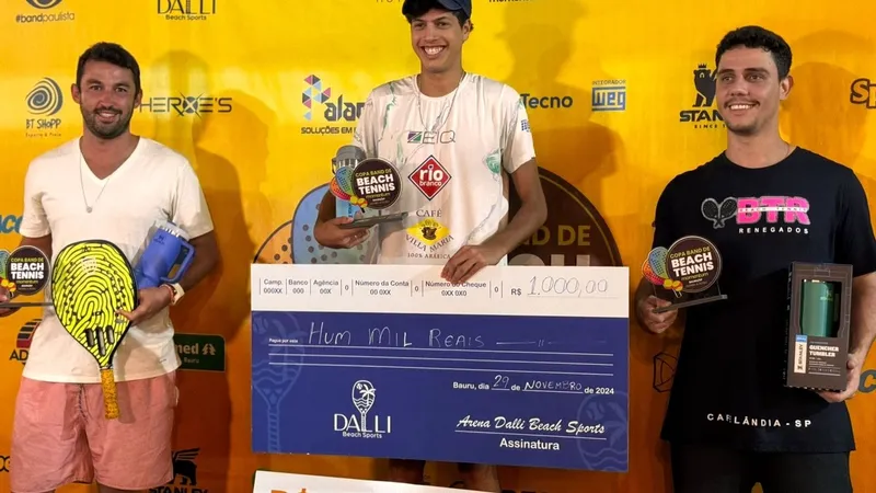 Definidos os primeiros campeões da Copa Band de Beach Tennis etapa Bauru