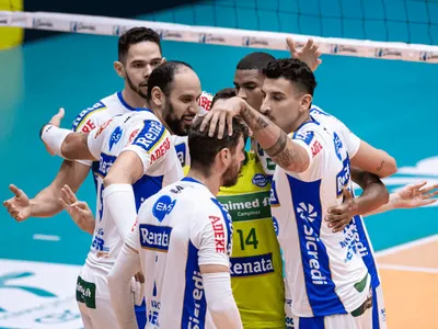 Vôlei Renata leva o jogo para o tie-break e vence o Cruzeiro de virada fora de casa