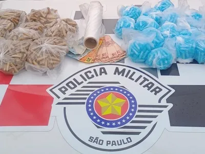 Homem é preso e adolescente é apreendido com mais de 1400 porções de drogas em Jacareí