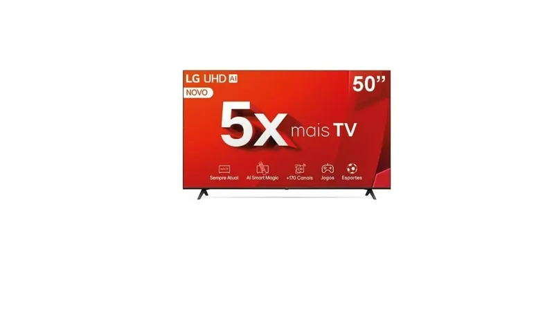 Smart TV 4K 50" LG por R$ 1.935,12 na Bandshop