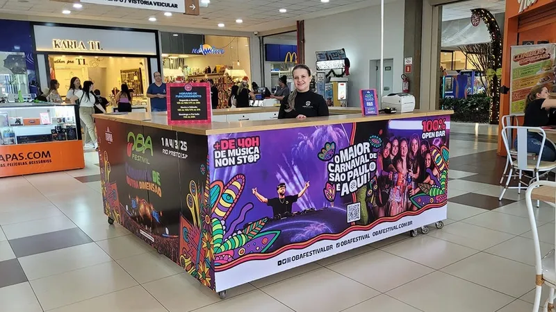 OBA Festival inaugura ponto de vendas em shopping de Rio Preto