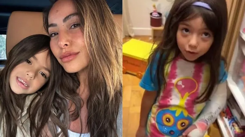 Zoe, filha de Sabrina Sato e Duda Nagle, sofre acidente e quebra o braço