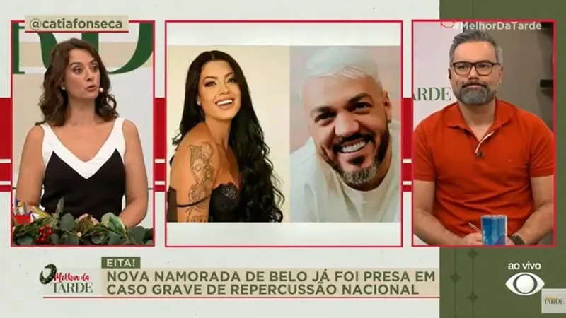 Catia Fonseca sobre nova namorada de Belo: “Se for presa, ele vai visitá-la na cadeia?”