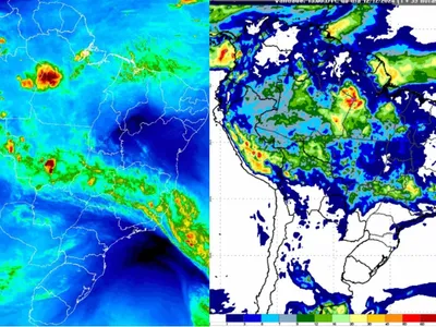 Inmet alerta para chuvas intensas em Santa Catarina e mais 14 estados