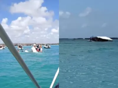 Catamarã vira no mar e mata uma pessoa em Maragogi, litoral de Alagoas