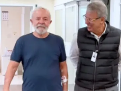 Lula publica vídeo caminhando em hospital após cirurgia: 'Peço que fiquem tranquilos'