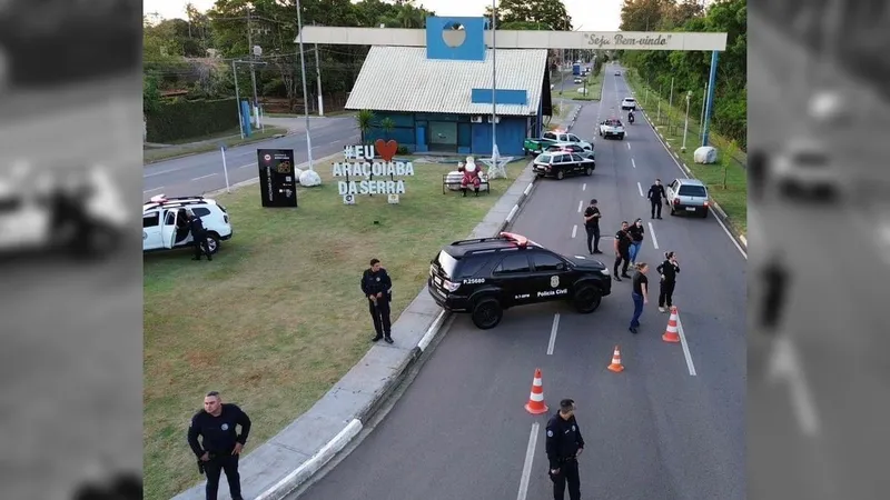 Polícia Civil faz operação de combate a crimes em Araçoiaba da Serra