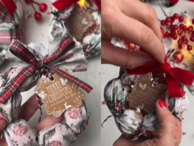 Guirlanda de bombons viraliza nas redes sociais e pode servir de lembrancinha de Natal; veja