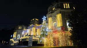 Palácio Guanabara decorado para o Natal é palco de apresentação da Orquestra Rio Sinfônica