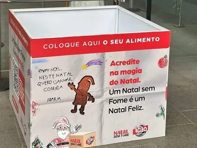 Campanha "Natal sem Fome" arrecada alimentos no Terminal Gentileza até domingo (22)