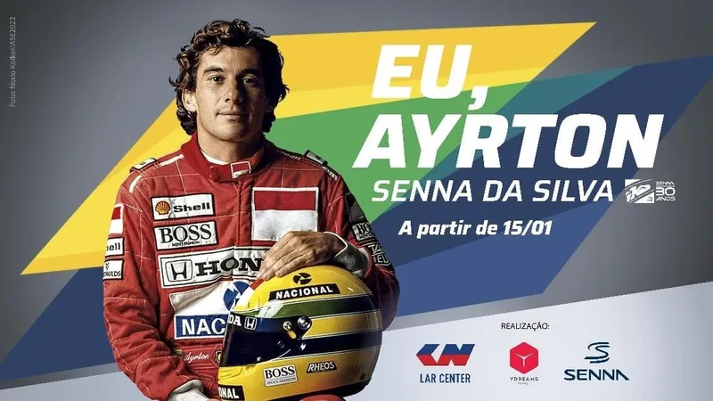 Ayrton Senna ganha exposição imersiva em shopping de São Paulo