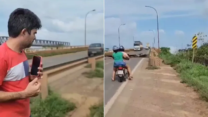 'Era uma coisa que estava visível até para uma criança', diz vereador que filmou ponte caindo