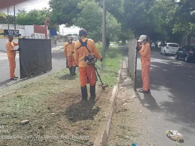 Zeladoria atinge mais de 200 bairros ao longo do ano em Prudente