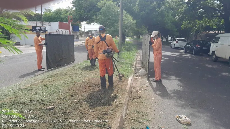 Zeladoria atinge mais de 200 bairros ao longo do ano em Prudente