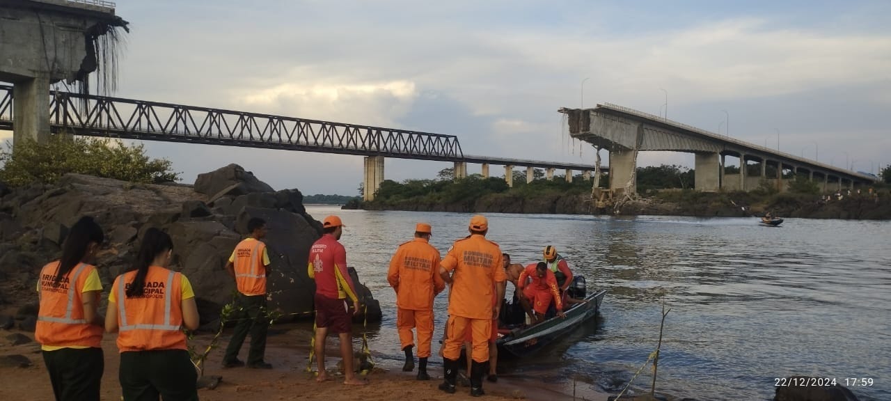 Ponte que caiu na divisa do Maranhão e Tocantins é importante para o ...