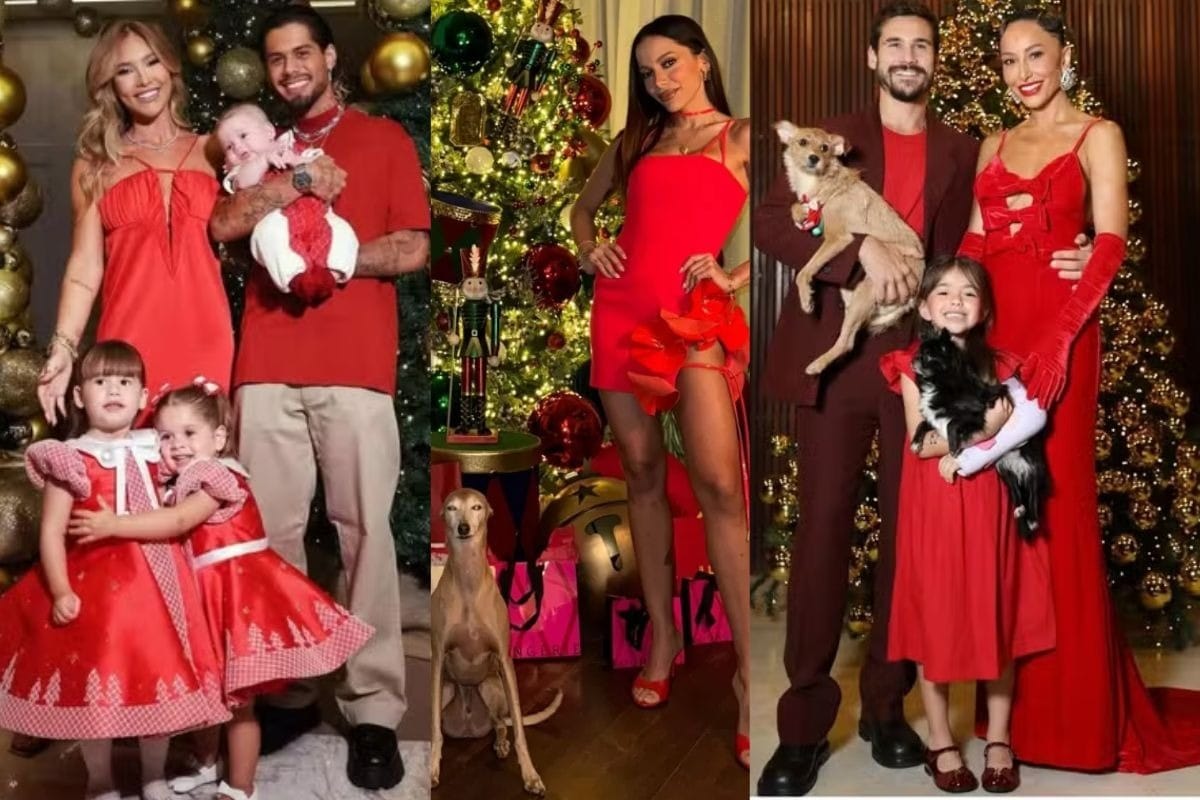 Saiba como foi o Natal dos famosos em 2024