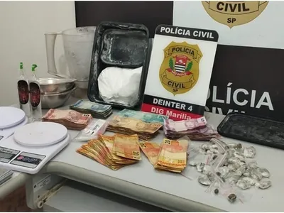 Casal é preso com drogas e dinheiro em Marília