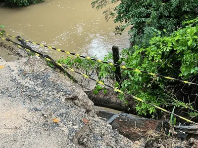 Chuvas em Campinas causam alagamentos, quedas de árvores e deixa ponte em risco de queda