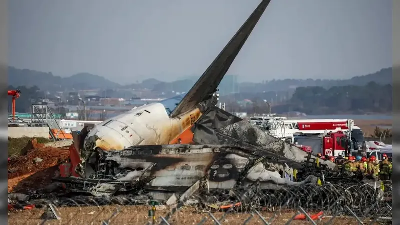 Avião que explodiu na Coreia do Sul pode ter colidido com pássaro, apontam autoridades