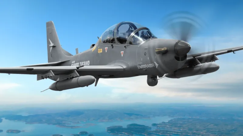 Embraer anuncia venda de seis aviões A-29 Super Tucanos para cliente não revelado