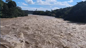 Rio Piracicaba atinge nível de emergência após fortes chuvas na região